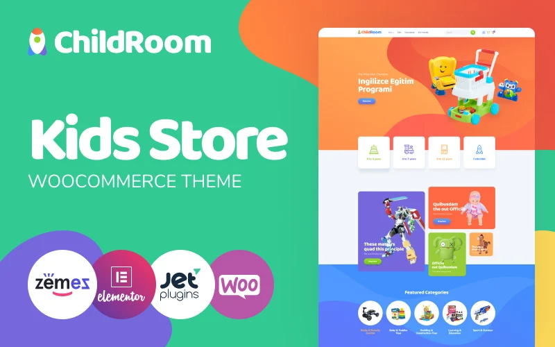 ChildRoom-基于WooCommerce儿童玩具店主题