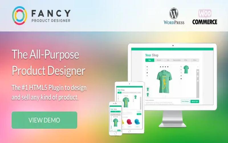 Fancy Product Designer – WooCommerce 产品个性化定制插件