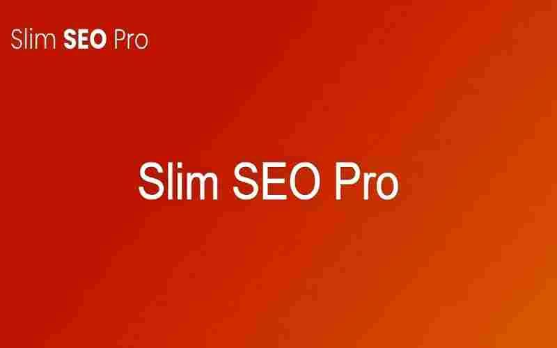 Slim SEO Pro – 高性能轻量级SEO