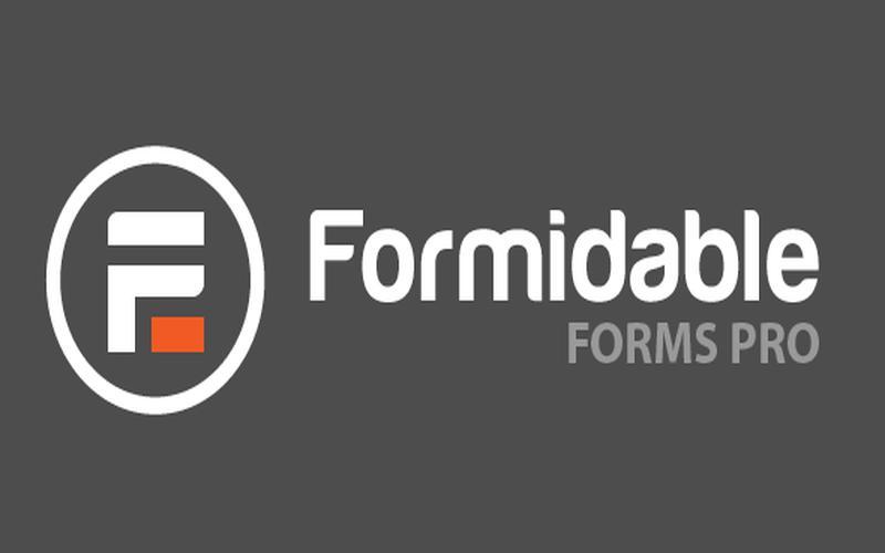 Formidable Forms Pro – 高级表单构建插件