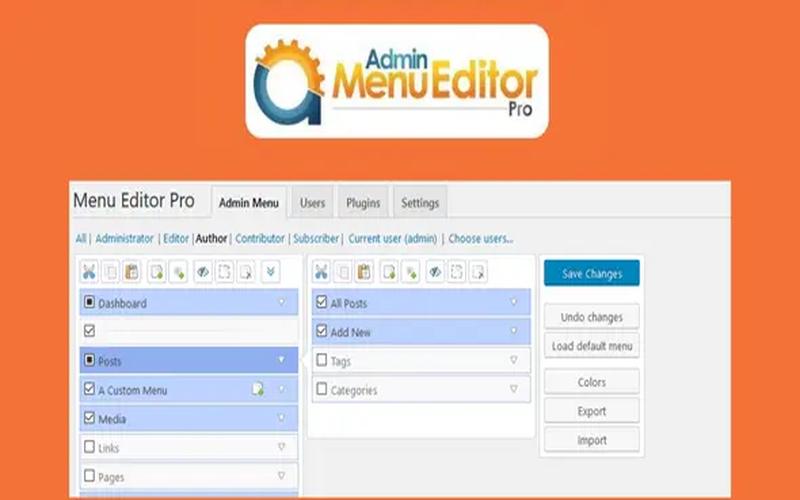 Admin Menu Editor Pro + All Addons – WordPress 后台菜单自定义增强插件