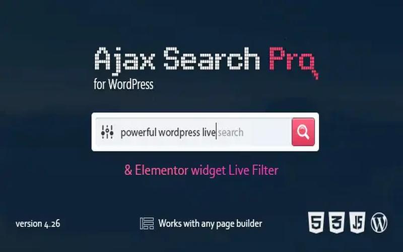 Ajax Search Pro – 高级即时搜索插件