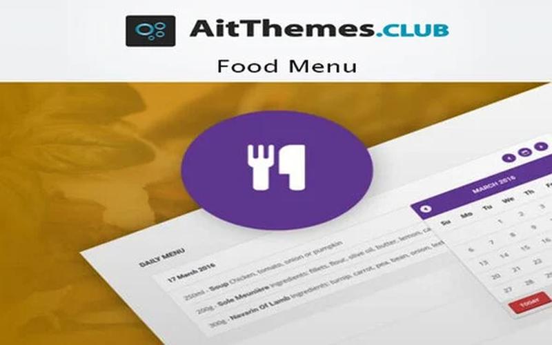AIT Food Menu – WordPress 餐饮菜单插件