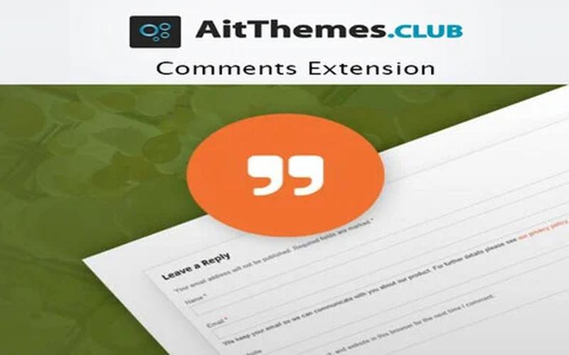 AIT Comments Extension – WordPress 评论扩展插件