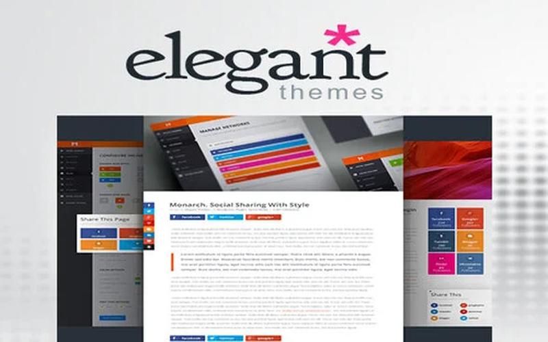 Elegant Themes Monarch – WordPress 社交分享与关注插件