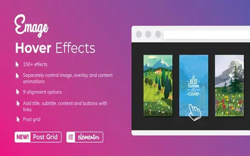 Emage – Elementor 图片悬停效果插件