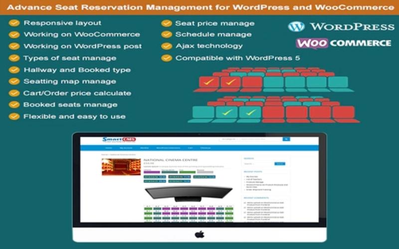 Advance Seat Reservation Management – WooCommerce 高级座位预订插件