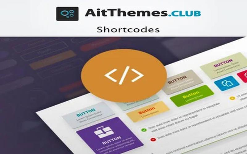 AIT Shortcodes – WordPress 页面短代码插件