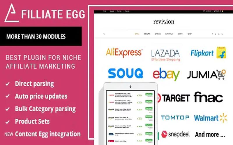 Affiliate Egg – 细分市场联盟营销 WordPress 插件