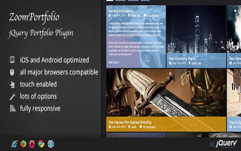 DZS ZoomFolio – WordPress 作品集展示插件