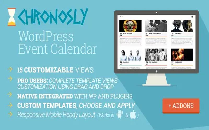 Chronosly Event Calendar – 高级活动日历与管理插件