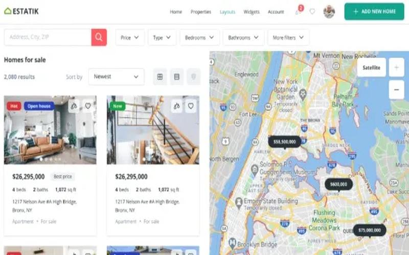 Estatik PRO – Wordpress房产管理插件