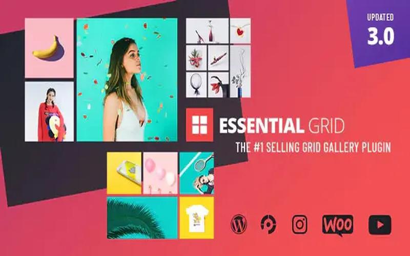 Essential Grid – WordPress 高级网格图库与内容展示插件