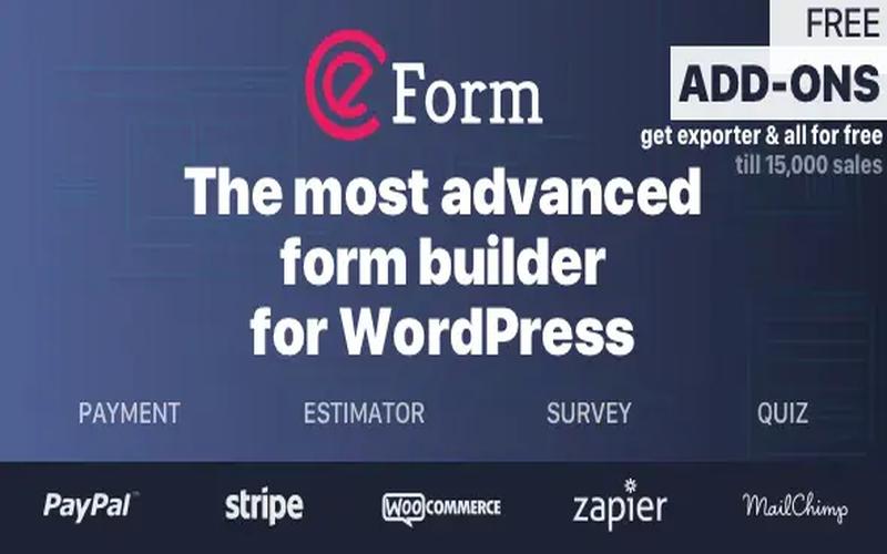 eForm – WordPress 高级表单构建插件