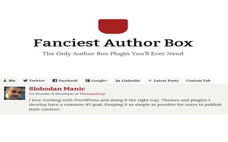 Fanciest Author Box – WordPress 高级作者信息展示插件