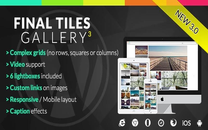 Final Tiles Grid Gallery – WordPress 智能图片网格图库插件