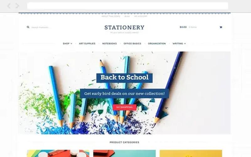 Stationery – 文具办公与手工用品商城主题