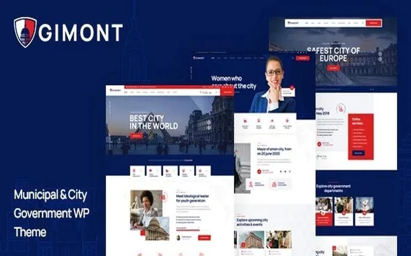 Gimont – 公共机构与社区信息门户主题