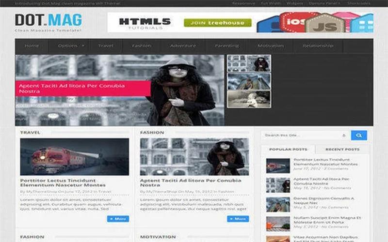 DotMag – 双栏杂志与资讯博客 WordPress 主题