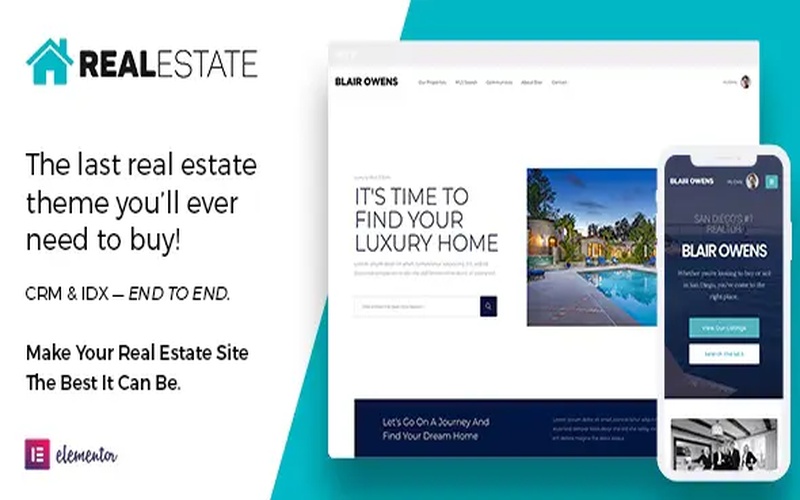 Real Estate 7 – 房源目录与经纪机构主题