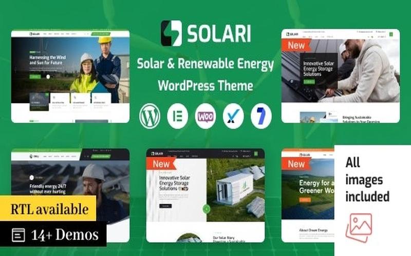 Solari – 太阳能与绿色能源企业主题