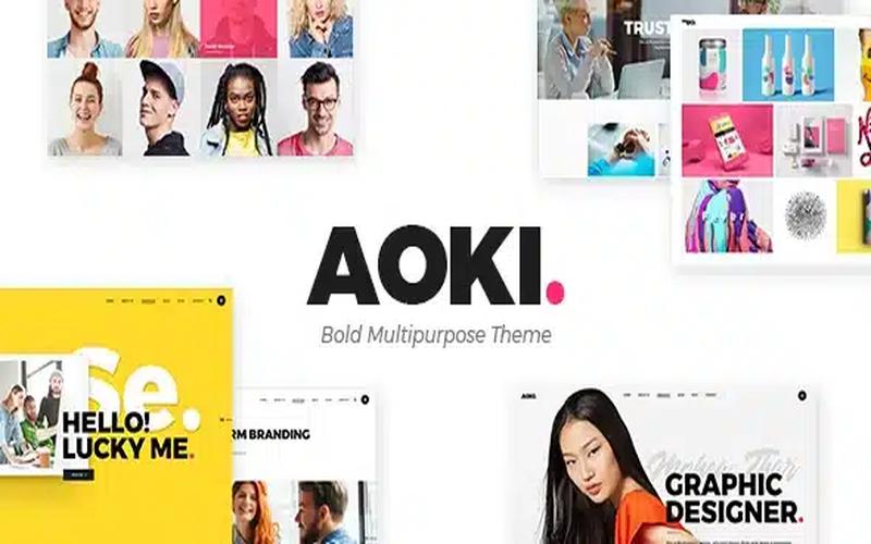 Aoki – 创意设计公司 WordPress 主题