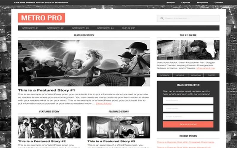 Metro Pro – 现代杂志与图文资讯展示主题