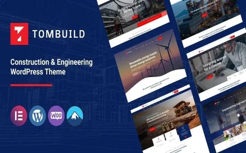 Tombuild – 建筑工程企业与项目案例展示主题