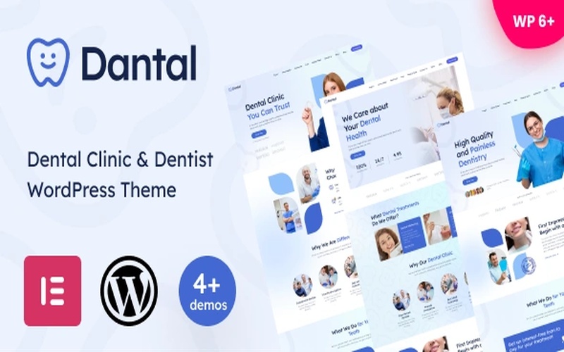 Dantal – 牙科诊所与口腔机构展示主题