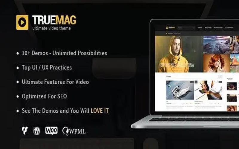 True Mag – 视频博客与内容杂志展示主题
