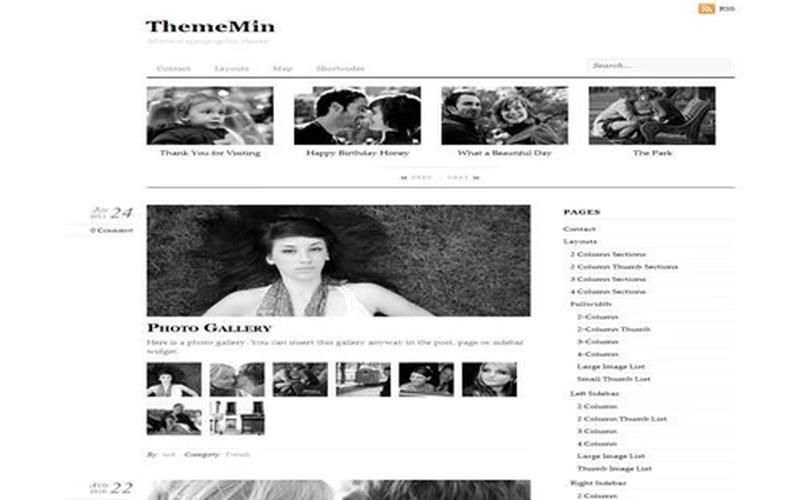 ThemeMin – 极简排版与深度阅读博客主题