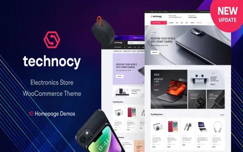 Technocy – 电子数码与智能设备商城主题