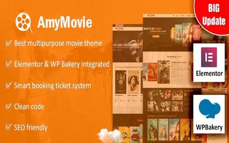 AmyMovie – 电影与影院 WordPress 主题