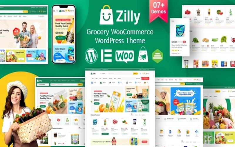 Zilly – 食品杂货与多规格商品购物商城主题