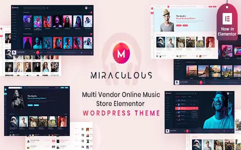 Miraculous – 在线音乐试听与多作者商店主题
