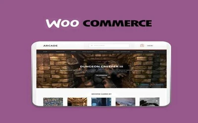 Arcade Storefront – 游戏周边商城主题