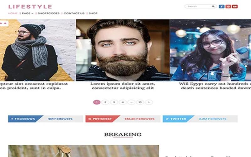 Lifestyle – 简约生活方式博客与图文杂志 WordPress 主题
