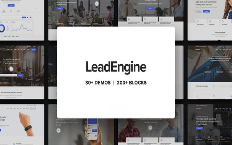 LeadEngine – 多用途可视化建站主题