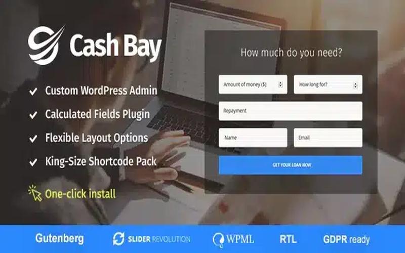 Cash Bay – 银行与短期贷款 WordPress 主题