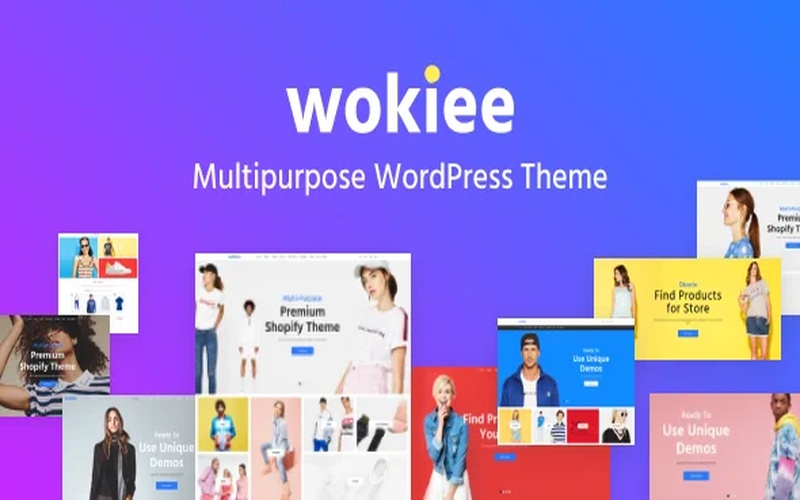 Wokiee – 时尚品牌与多品类零售商城主题