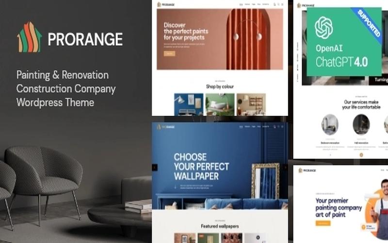 ProRange – 墙面涂装与家居翻新服务主题