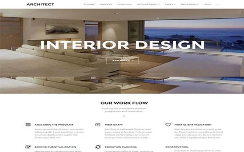 Architect – 企业展示与服务团队主题