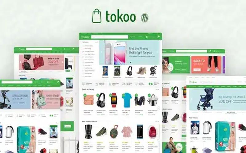 Tokoo – 数码电器与多商户购物商城主题