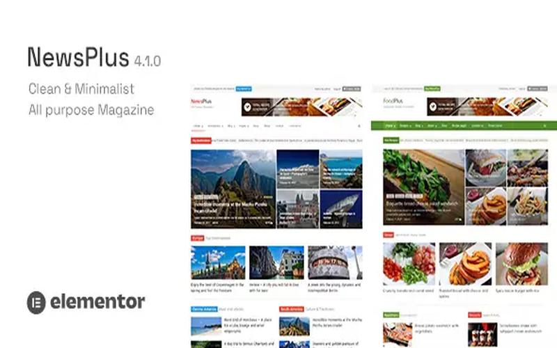 NewsPlus – WordPress新闻杂志主题