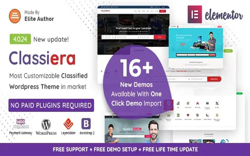 Classiera – 分类广告 WordPress 主题