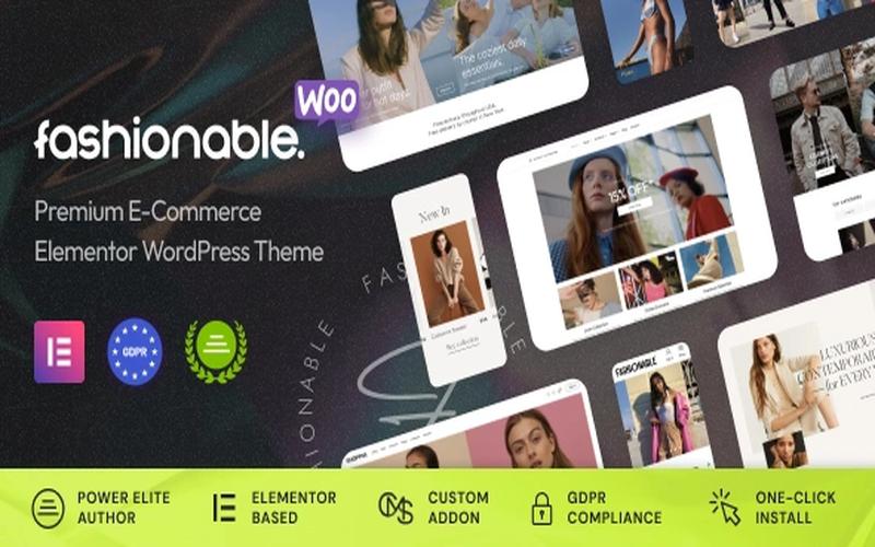 Fashionable – 服装品牌与时尚配饰购物主题