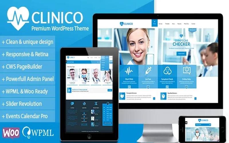 Clinico – 医疗机构与健康服务展示主题
