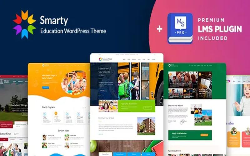 Smarty – 学校幼儿园与校园信息展示主题