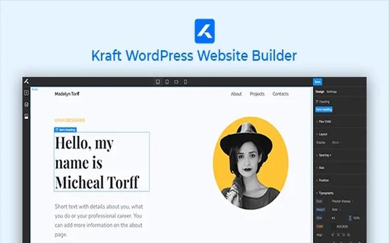 Kraft – 可视化网站构建与组件设计插件