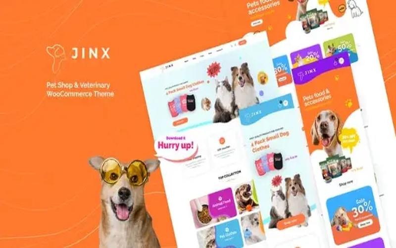 Jinx – 宠物用品商城与门店展示主题